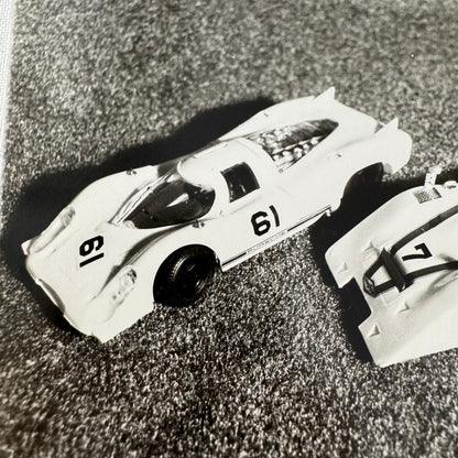 Vintage Porsche Toy Car Photo Photograph Print Lot 3x
