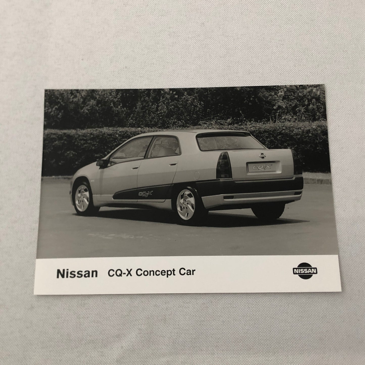 Nissan CQ-X Concept Car Prototype Factory Press Photo Photograph Print Lot 4x