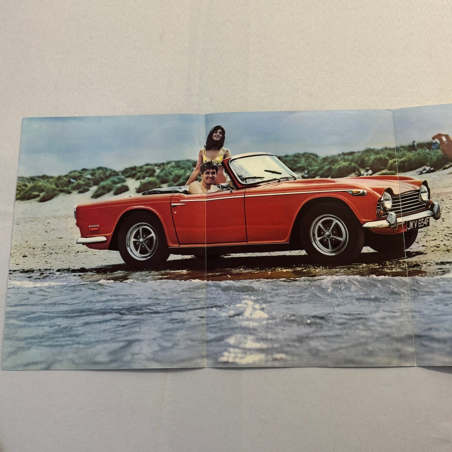 Triumph TR5 PI Roadster Convertible VIntage Car Sales Brochure Catalog FRENCH