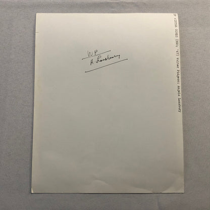 Angela Lansbury Walter Pidgeon If Winter Comes Movie Film Photo Photograph Print