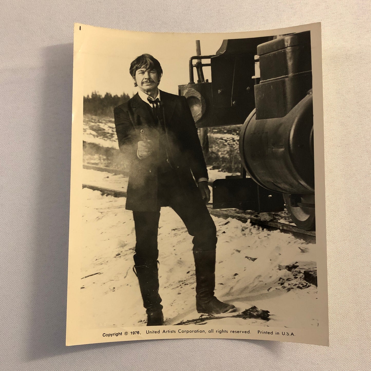 Charles Bronson Actor Photo Photograph Print Movie Press Photo ? 1976