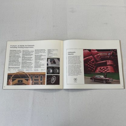 1981 Cadillac Car Sales Brochure Catalog Coupe DeVille Eldorado Seville Brougham