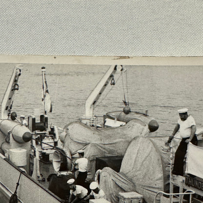 Military Ship Photo Photograph Boat HMCS Thunder Royal Canadian Navy Vintage