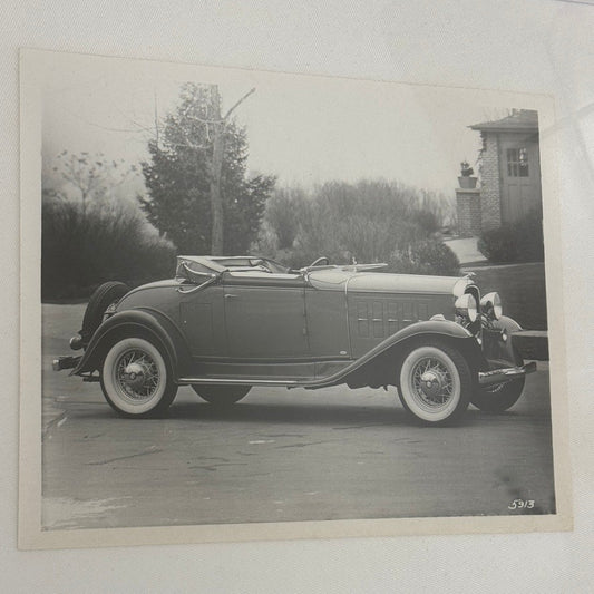 Vintage 1932 Oldsmobile 6 Cylinder Convertible Car Photo Photograph Modern Print