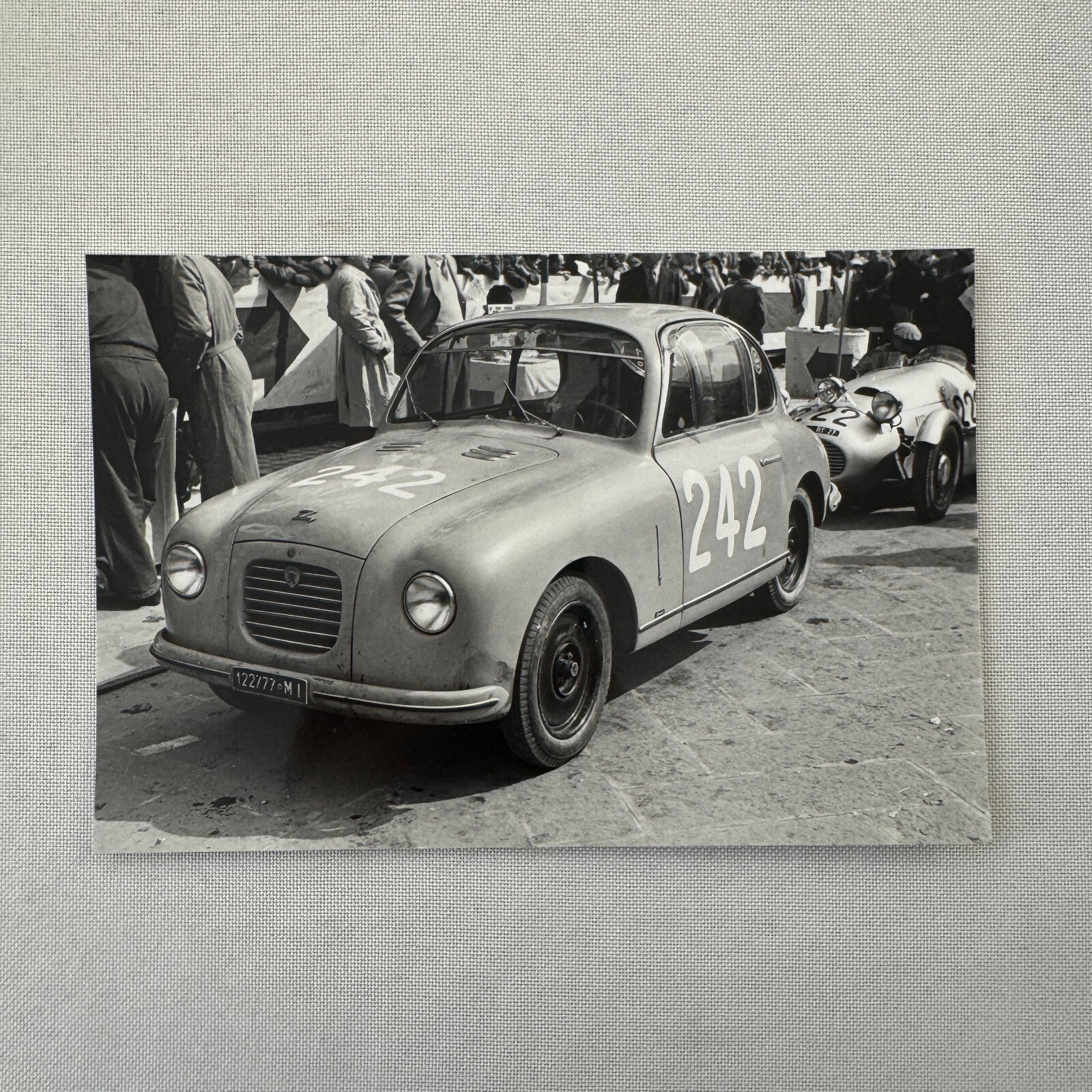 Fiat Zagato Racing Car 1950 Mille Miglia Photo Photograph Modern Print