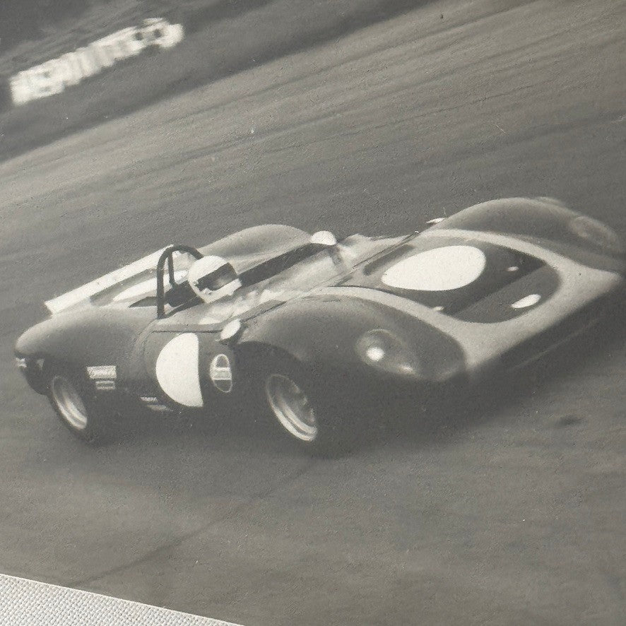 Vintage Racing Car Photo Photograph Print Chevron Car Motorsport Race