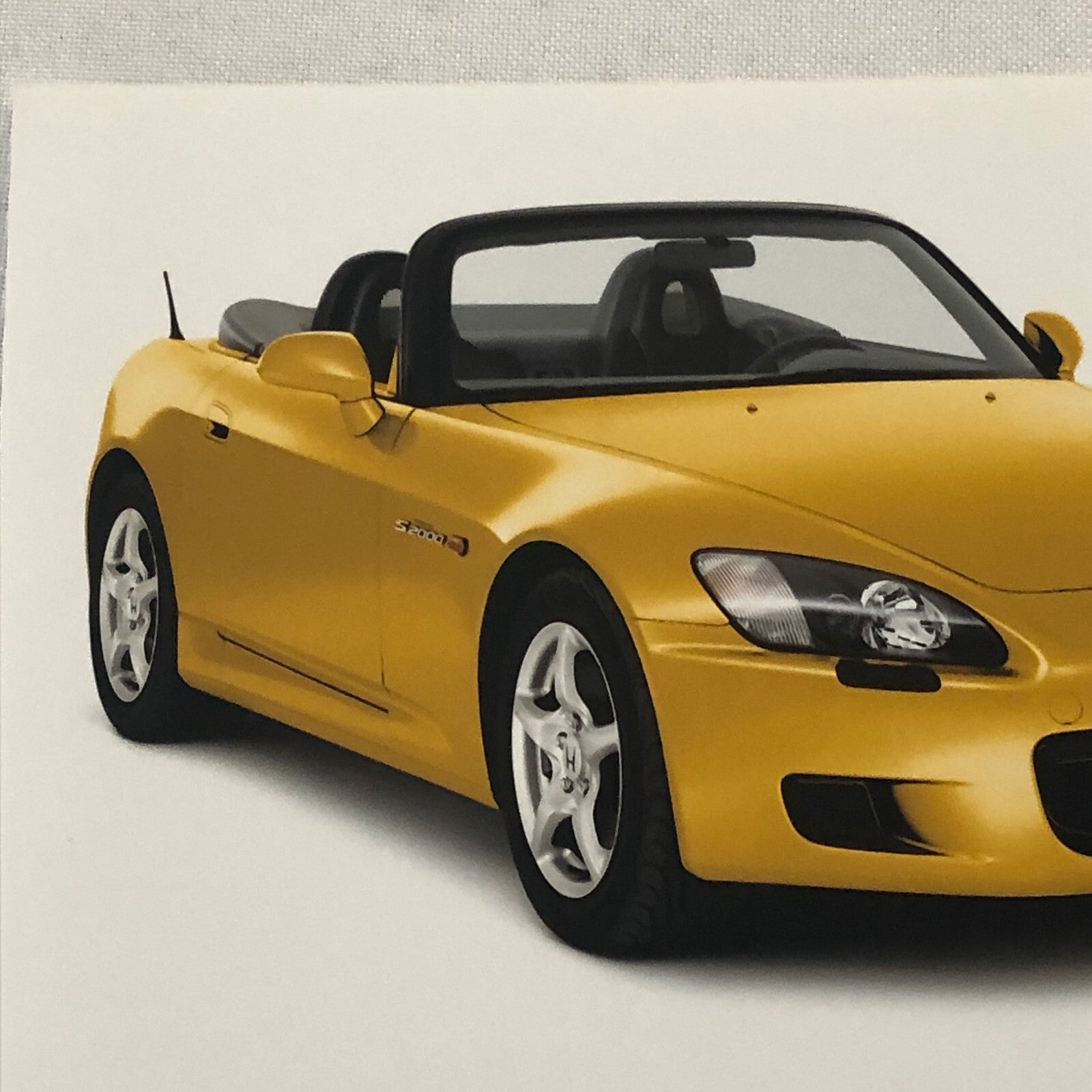 2001 Honda S2000 Roadster Car Factory Press Photo Photograph