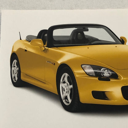 2001 Honda S2000 Roadster Car Factory Press Photo Photograph