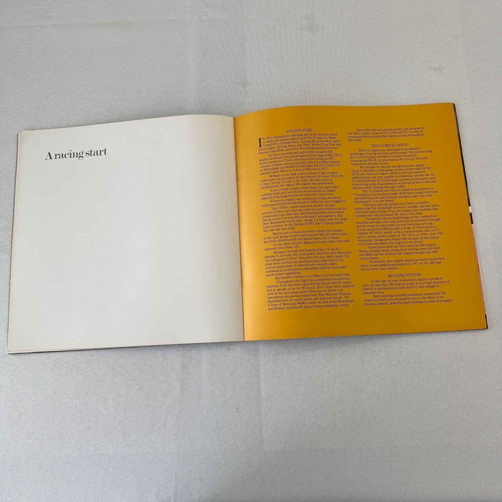 Jaguar XJ Series III Vintage Car Sales Brochure Catalog Advertising