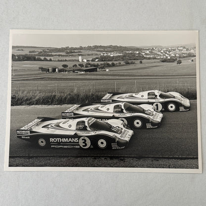 Porsche Rothmans Racing Race Car Photo Photograph Print Vintage Porsche 956 962