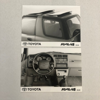 Toyota RAV4 World Premiere Press Kit Brochure with Photos