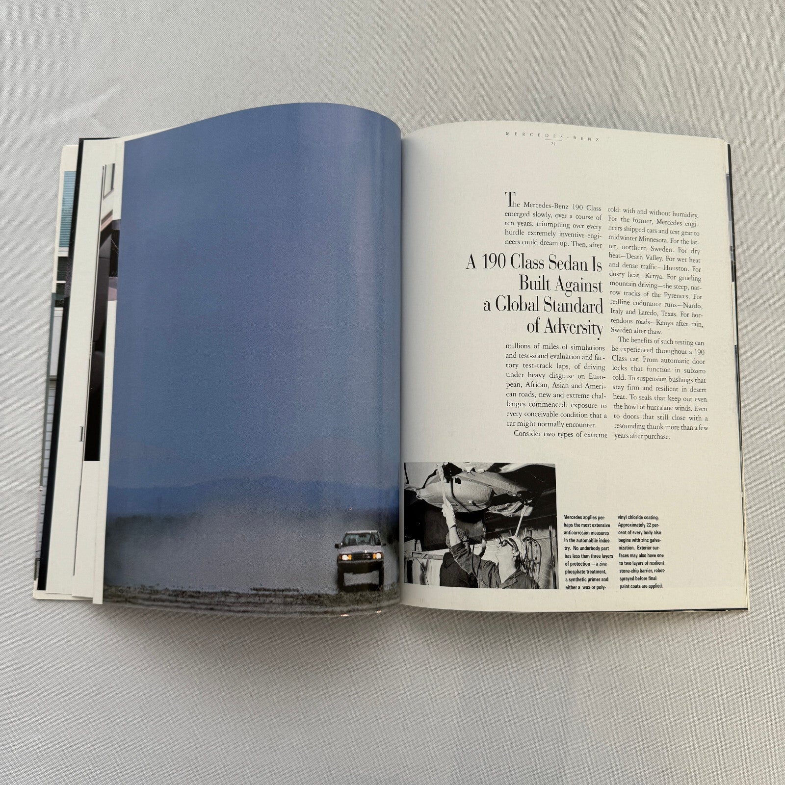 1990 Mercedes Benz 190 Class Car Sales Brochure Catalog Advertising Vintage