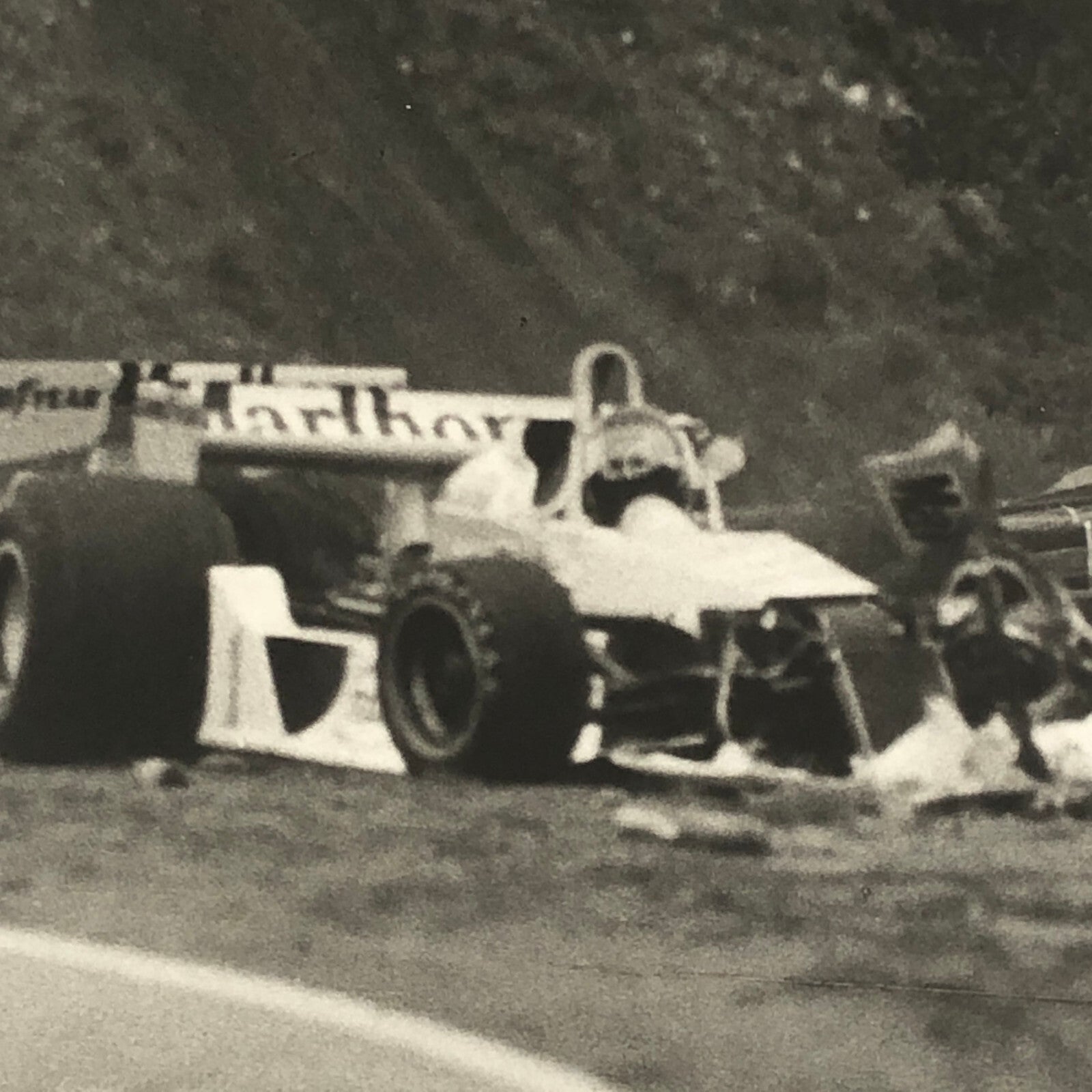 James Hunt Car Crash Racing Driver Formula One F1 Car Photo Photograph Print
