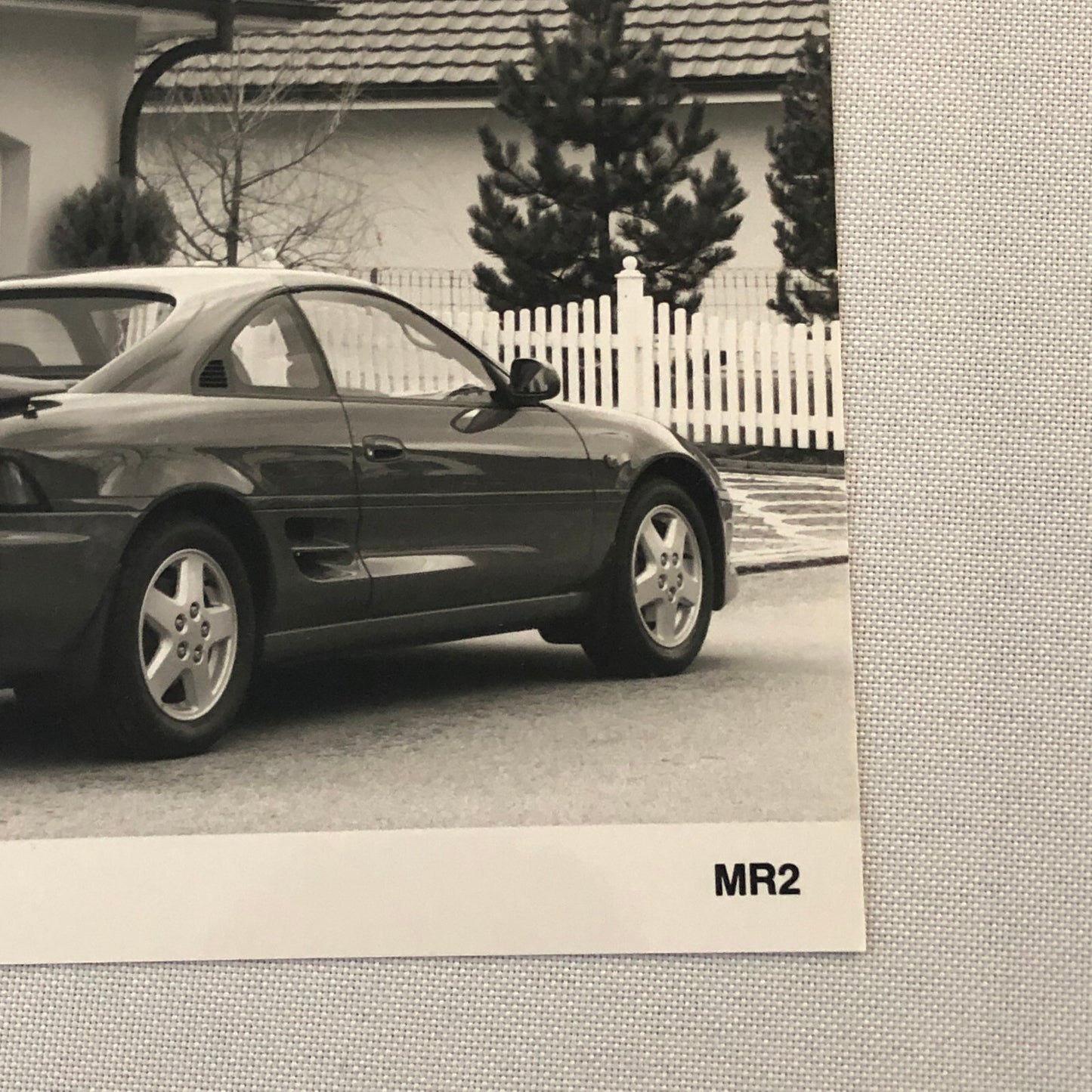 Vintage Toyota MR2 Car Factory Press Photo Photograph