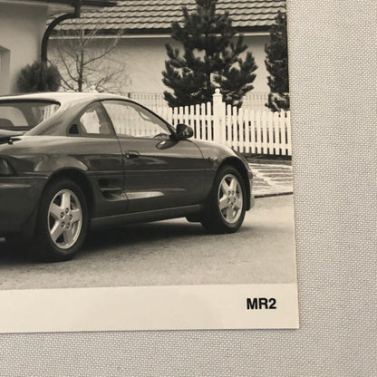 Vintage Toyota MR2 Car Factory Press Photo Photograph