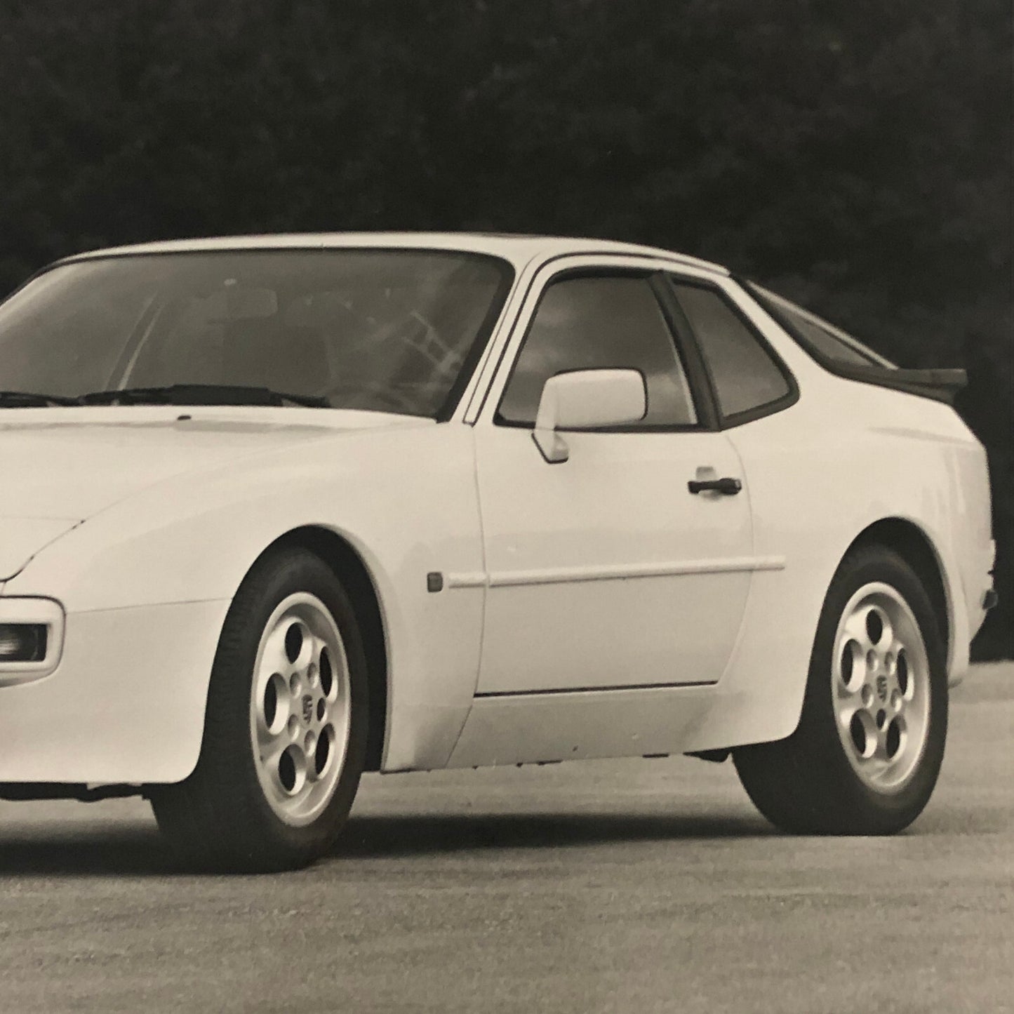 Vintage Porsche 944 Factory Press Photo Photograph Werkfoto