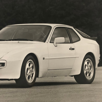 Vintage Porsche 944 Factory Press Photo Photograph Werkfoto