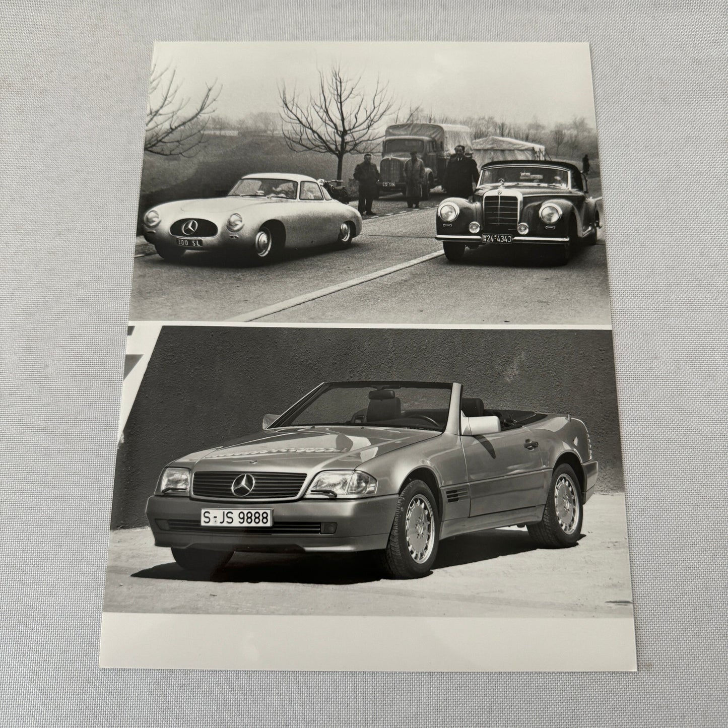 Mercedes Benz SL 40th Anniversary Factory Press Photo Photograph