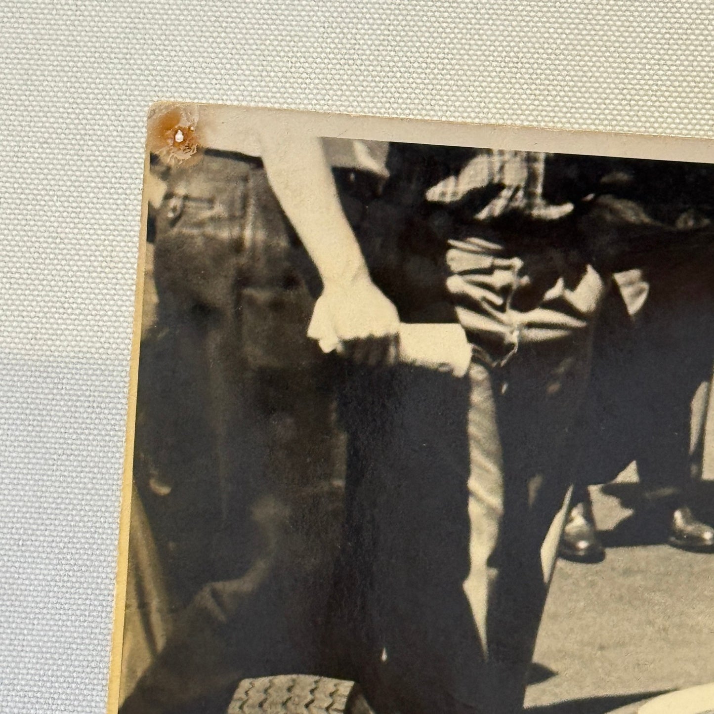 Vintage Racing Photo Photograph Juan Manuel Fangio Mercedes W196 1955 British GP