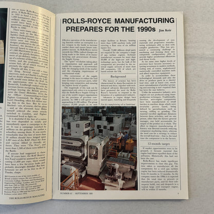Rolls Royce Magazine Aircraft and Marine Engine Lot 6x 1989 - 1993