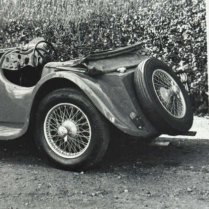 1939 Jaguar SS100 Car Photo Automobile Photograph Vintage Jaguar SS 100