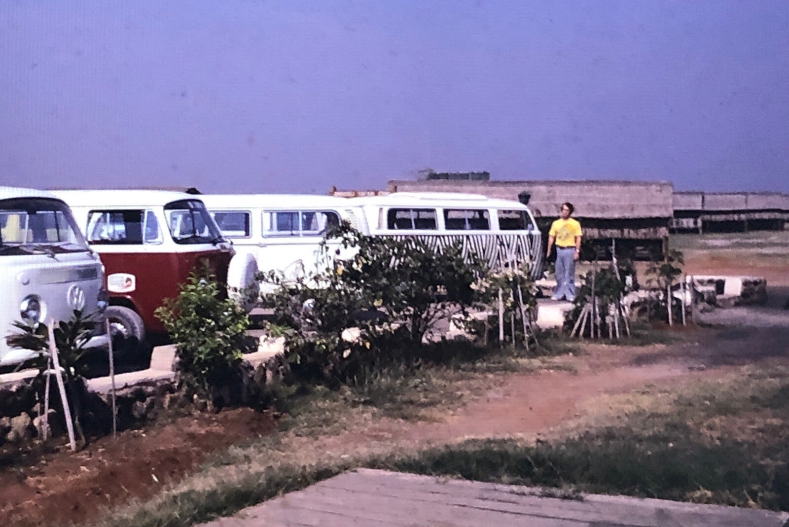 35MM Slide Photo Volkswagen VW Van Bus Vintage 