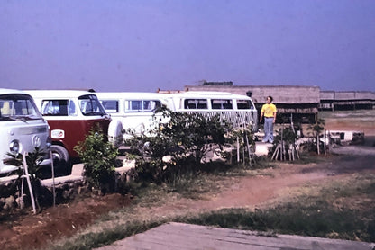 35MM Slide Photo Volkswagen VW Van Bus Vintage 