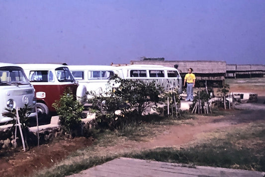 35MM Slide Photo Volkswagen VW Van Bus Vintage 