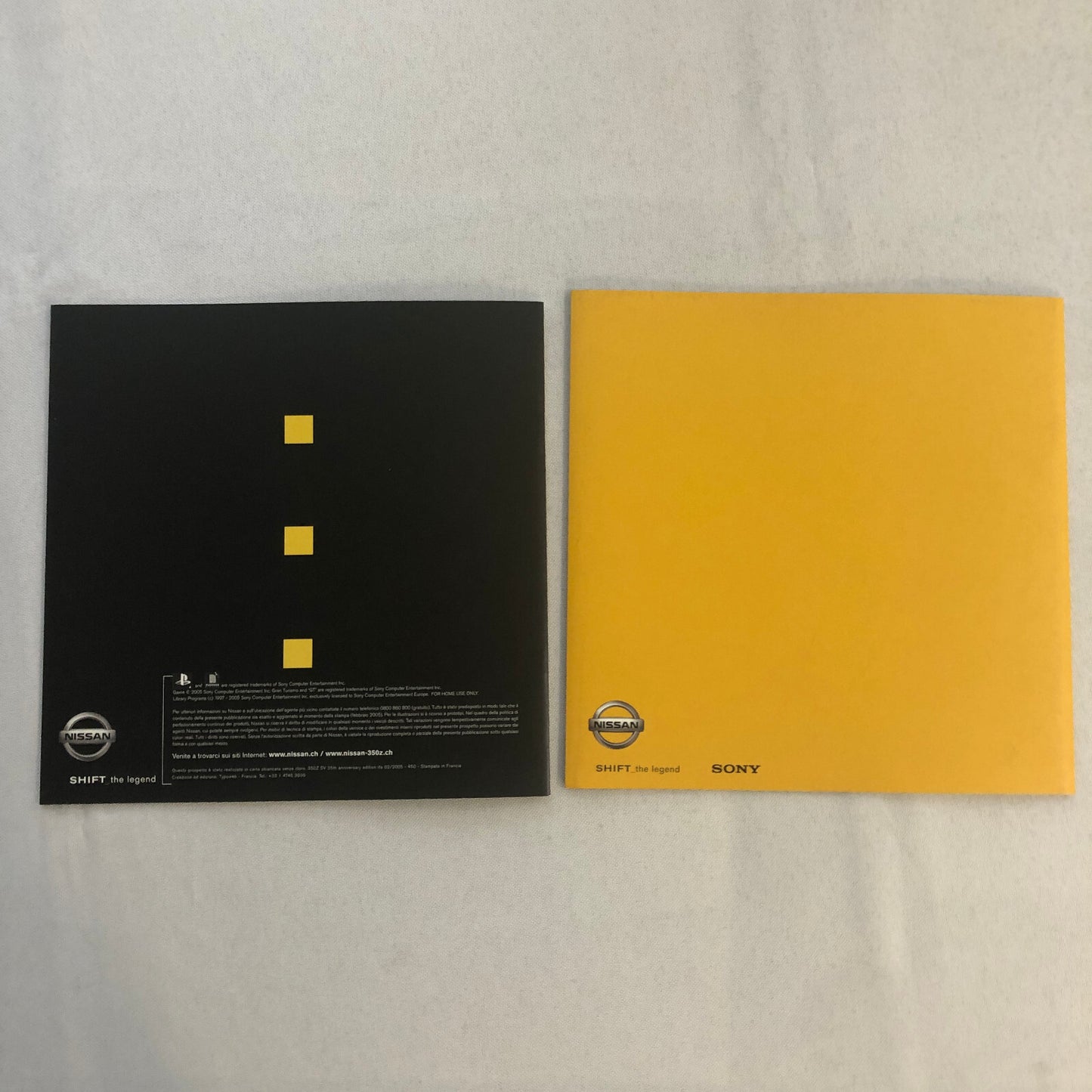 Nissan 350Z 350 Z 35th Anniversary Edition Gran Turismo Sales Brochure ITALIAN