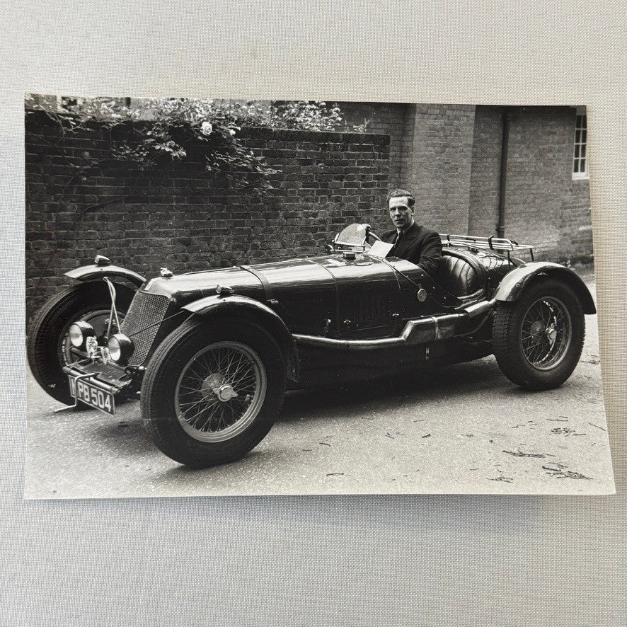 Vintage Racing Photo Maserati 1948 John Crampton Modern Print