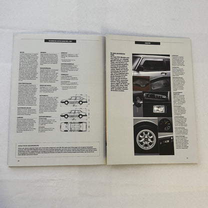 Vintage Saab 900i Car Sales Brochure Catalog Saab 900 i GERMAN Text 1986 1987