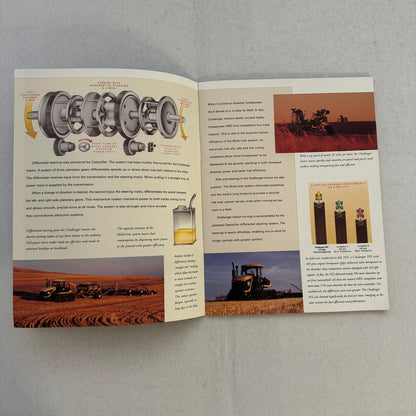 Caterpillar Challenger Tractor Construction Equipment Brochure Catalog 95E 85E +