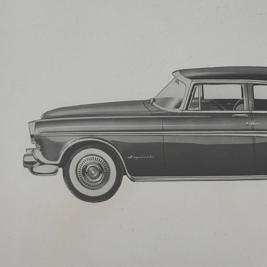 1955 Chrysler Imperial Sedan Car Automobile Photo Photograph Vintage Print