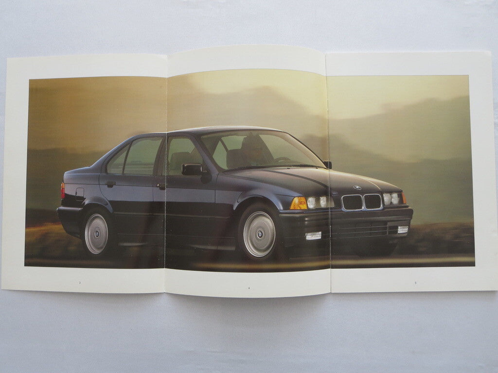 1991 BMW 3 Series Sedan Sales Brochure Catalog Advertising 325i