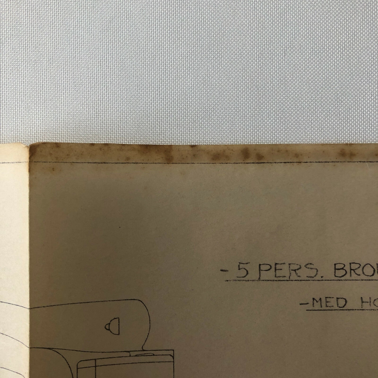 1931 Coachbuilder Car Design Blueprint Rendering Blue Print Brougham Sedan Body 