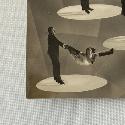 Vintage Circus Rollerskating Roller Skate Act Photo Photograph Helen Bob Laenge