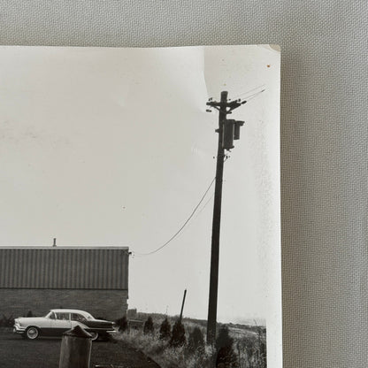 Vintage Photograph Photo Print 1950s 1960s Cars Automobiles Outside Building