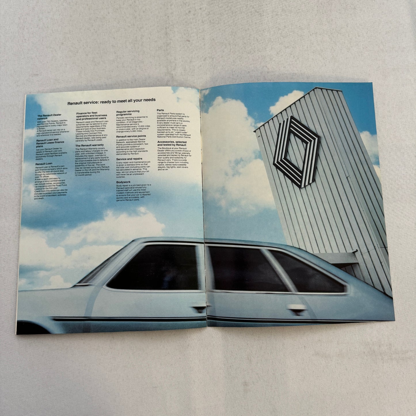 Renault 20 Car Sales Brochure Catalog Vintage Advertising TS TX GTD