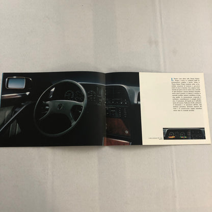 Lancia Thema Station Wagon Car Sales Brochure Catalog ITALIAN Text Turbo 16V