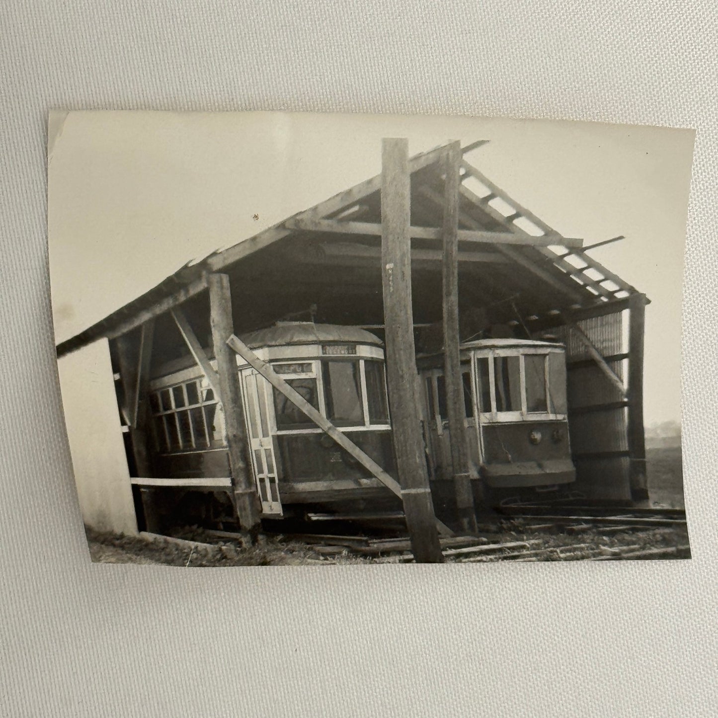 Vintage Train Trolley Photo Branford Electric Railway Trolley Museum Connecticut