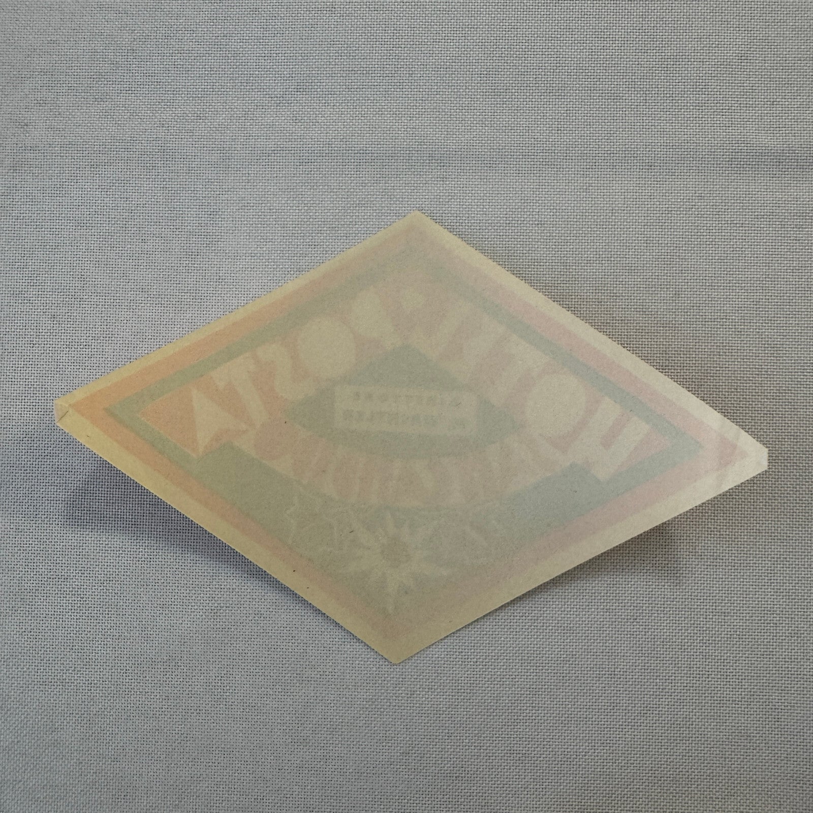 Vintage Travel Label Hotel Posta San Candidio Italy Italian