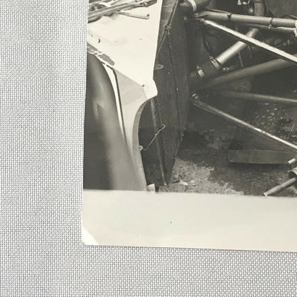 Vintage Racing Photo Photograph 1975 24 Hours of LeMans ? Mechanic on Car 