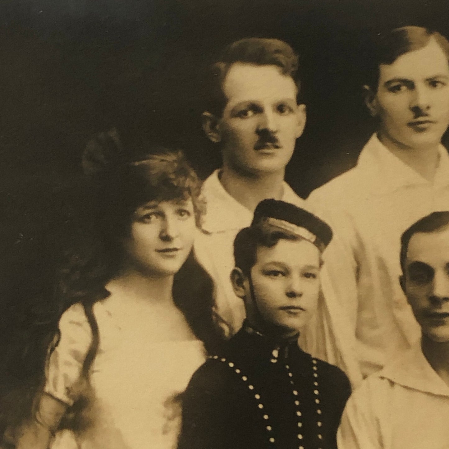 Circus Performer Act Family 8 Lias Real Photo Postcard Post Card RPPC