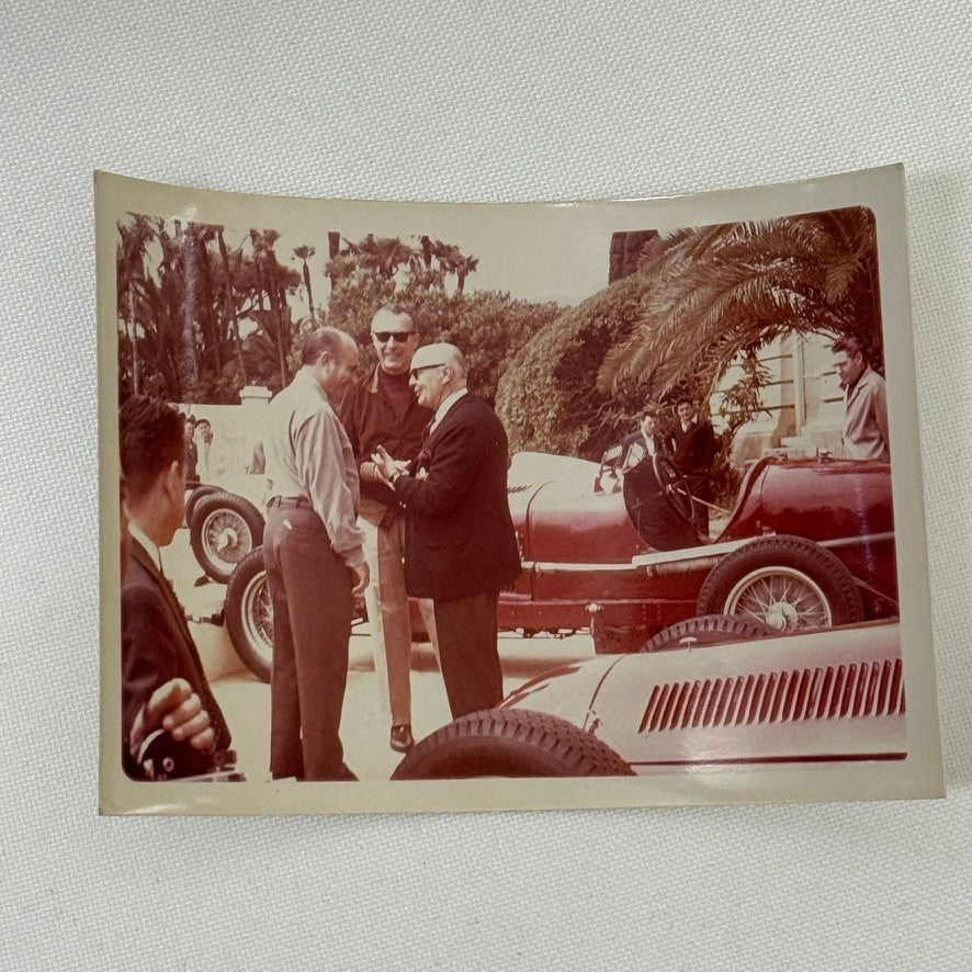 Juan Manuel Fangio Vintage Racing Driver Photo Photograph Alfa Romeo Car Lot 2x