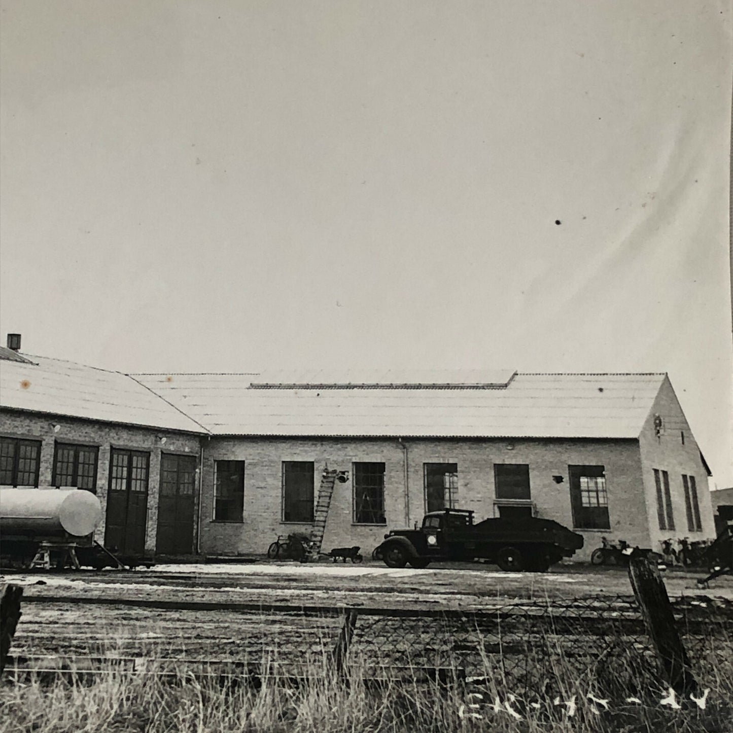 Antique Vintage Factory Company Photo Photograph ERGO Trailer Denmark ? Cars +