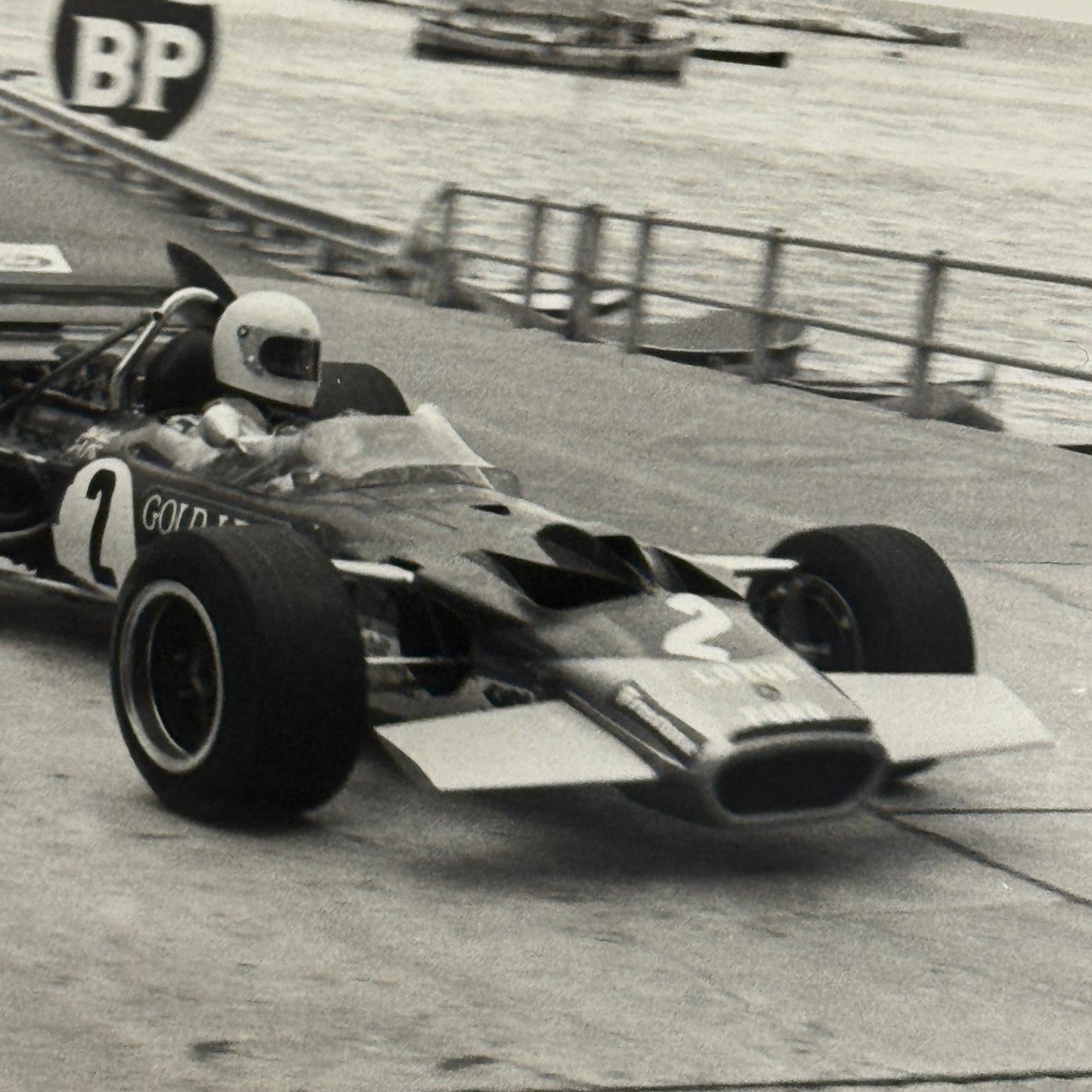 Vintage Racing Photo Lotus Ford 1970 Monaco Grand Prix Race F1 John Miles
