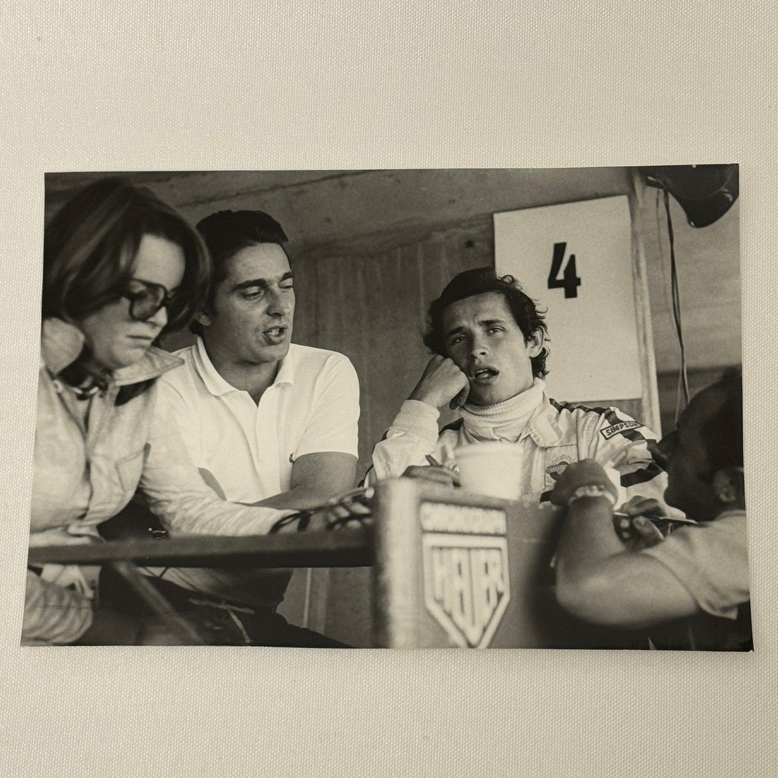 Vintage Racing Photo 1971 Austrian Grand Prix Driver Jacky Ickx Motorsport