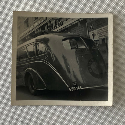 Vintage Streamline Bus Photo Photograph Lot of 3 - Small Images - Denmark ? 