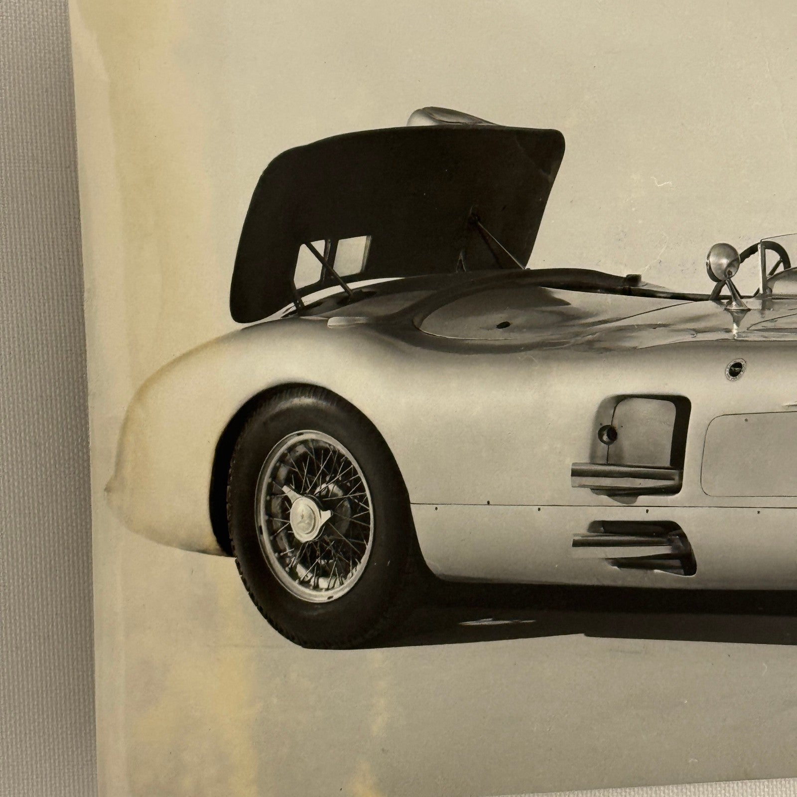 Vintage Mercedes 300 SLR 1955 Racing Car Photo Photograph Mercedes Benz