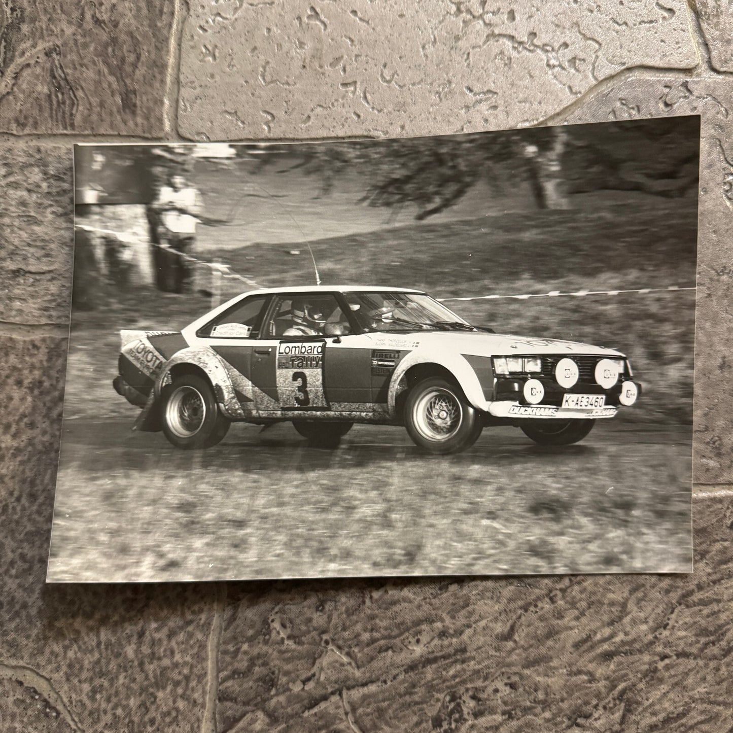 1980 RAC Rally Rallye Car Racing Photo Photograph Toyota Celica GT Vintage Car